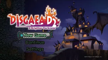 Disgaea D2 - A Brighter Darkness (USA) (v1.40) (Disc) (Update) screen shot title